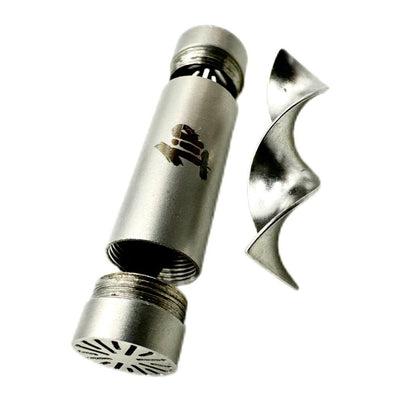 1TIP Wiederverwendbarer Edelstahl Aktivkohlefilter 9mm silber - 1TIP