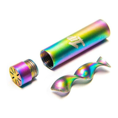 1TIP Wiederverwendbarer Edelstahl Aktivkohlefilter 6 mm Regenbogen - 1TIP