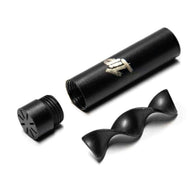 1TIP Wiederverwendbarer Edelstahl Aktivkohlefilter 6 mm schwarz